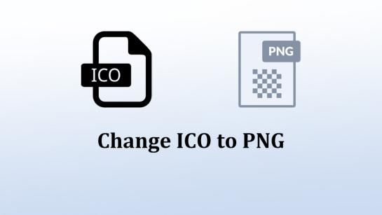 How to Change ICO to PNG without Quality Loss?