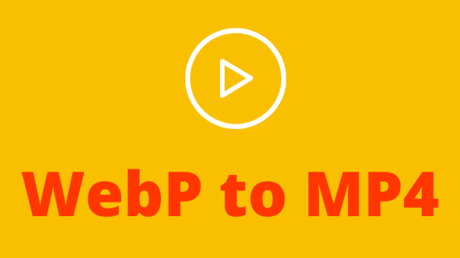 How to Convert WEBP to MP4 Quickly and Successfully?