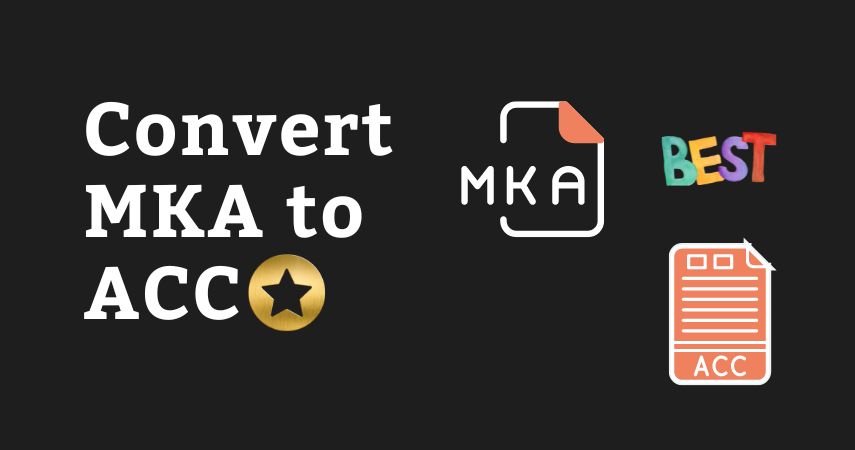 6 Ways of Converting MKA to ACC in 2024