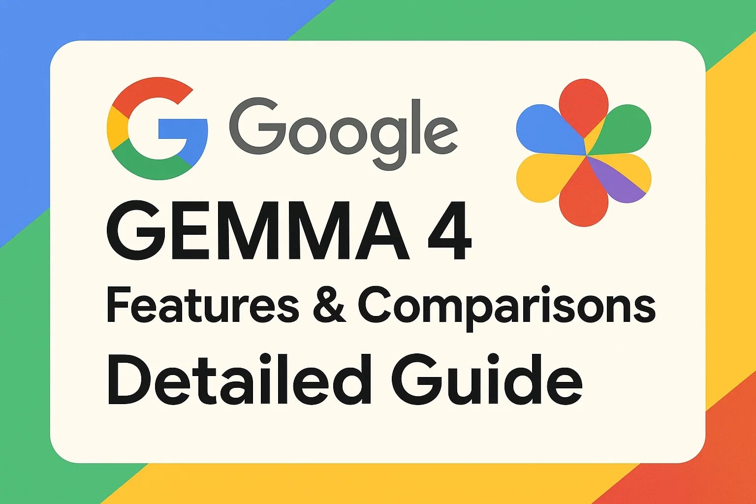 마스터링 Gemma 4: 구글의 차세대 AI, 기능 및 가이드