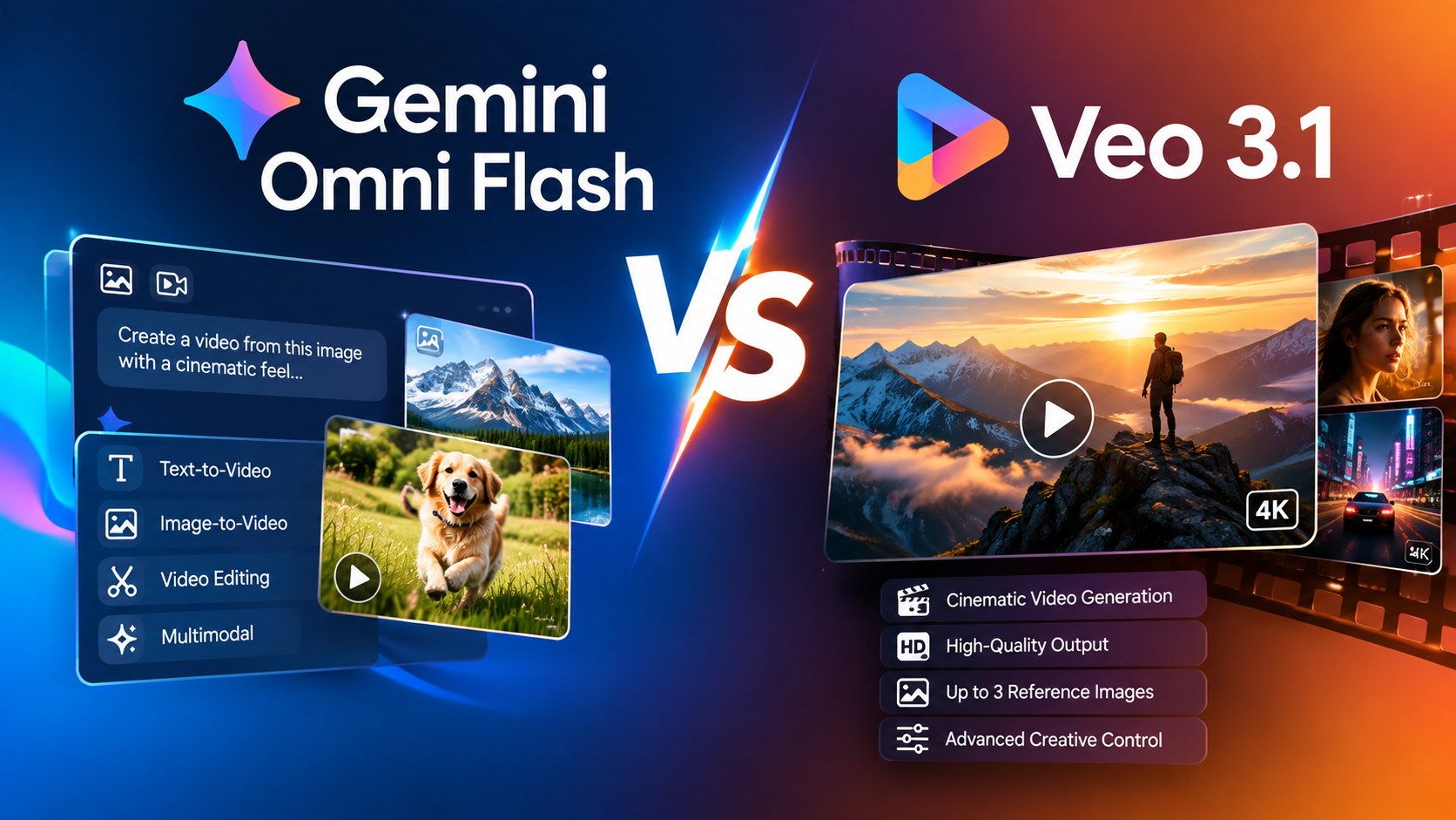 Gemini Omni Flash vs. Veo 3.1: Welches KI-Modell sollten Sie wählen?
