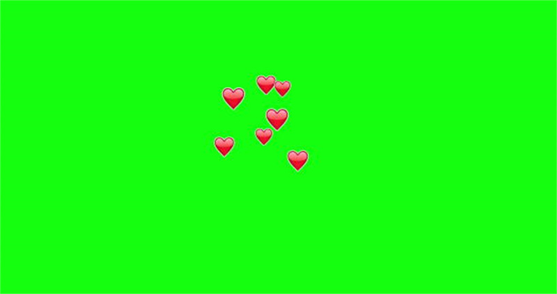 [Cutest Effect] 6 Excellent Sites to Download Green Screen Heart