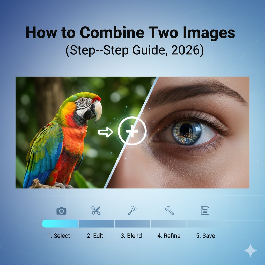 دليل كامل لعام 2026 حول كيفية دمج صورتين في فوتوشوب