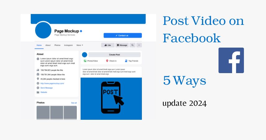 How to Post Video on Facebook in 5 Ways