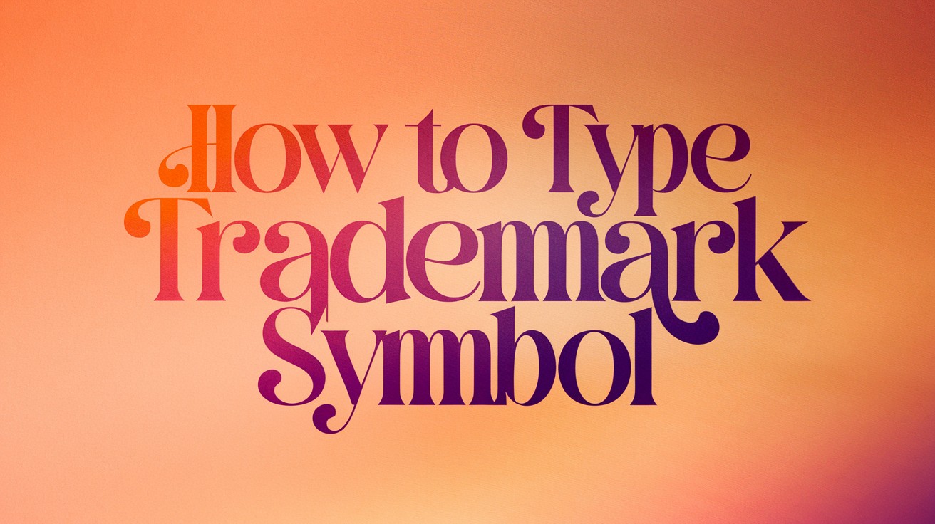 Mastering the Trademark Symbol: Easy Ways to Add It Anywhere