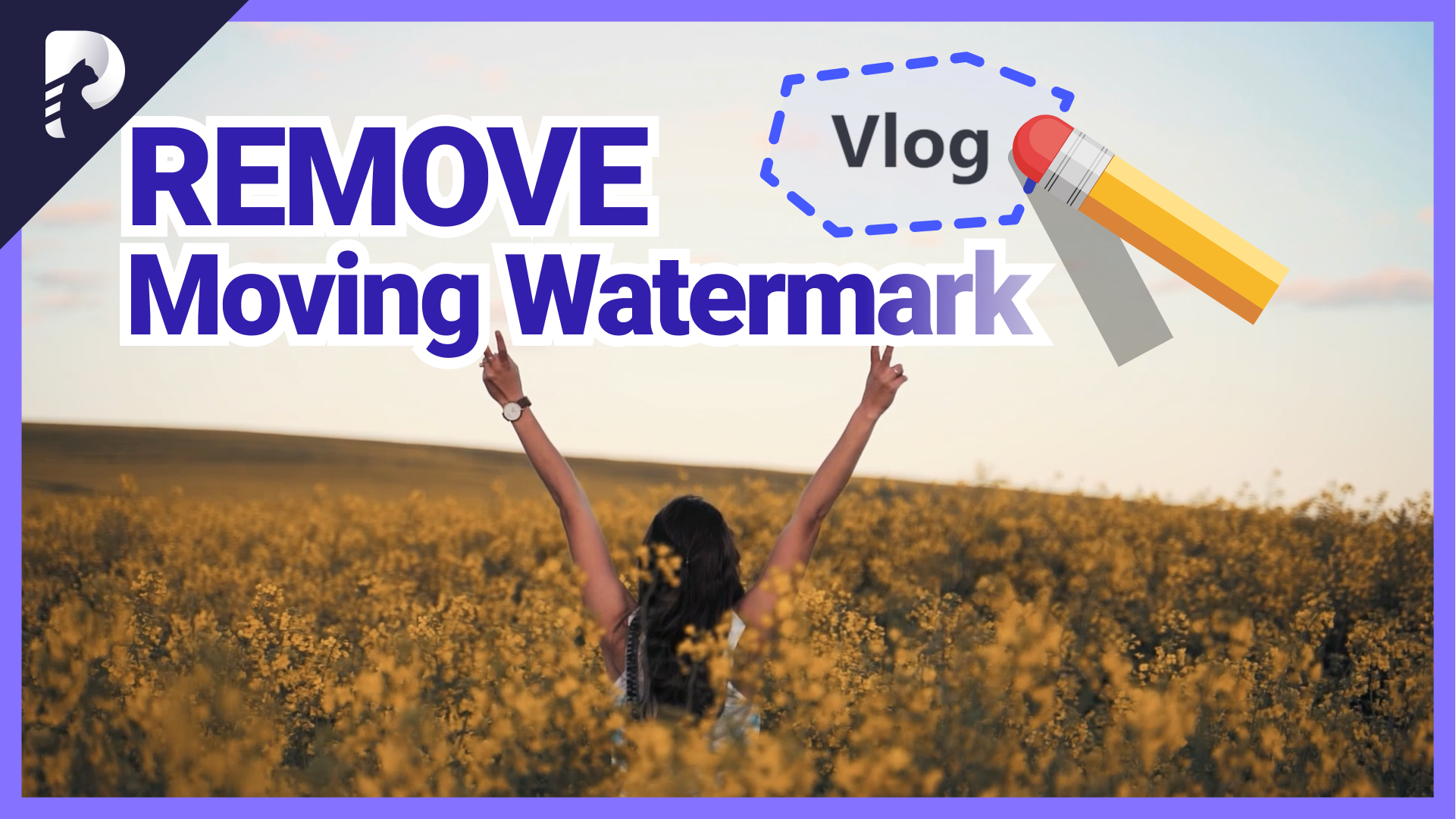 How to Remove Moving Watermark from Video with HitPaw Watermark Remover