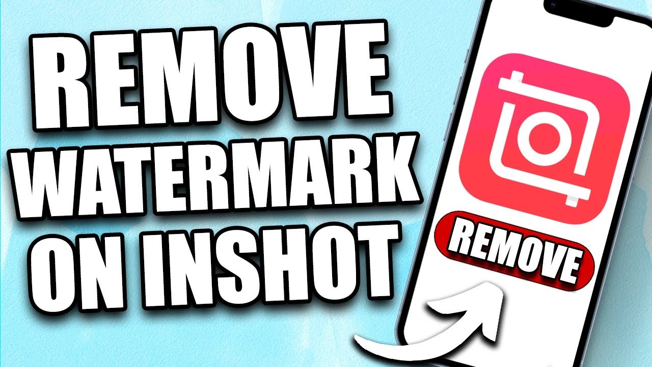 영상에서 블러 없이 InShot 워터마크를 제거하는 방법