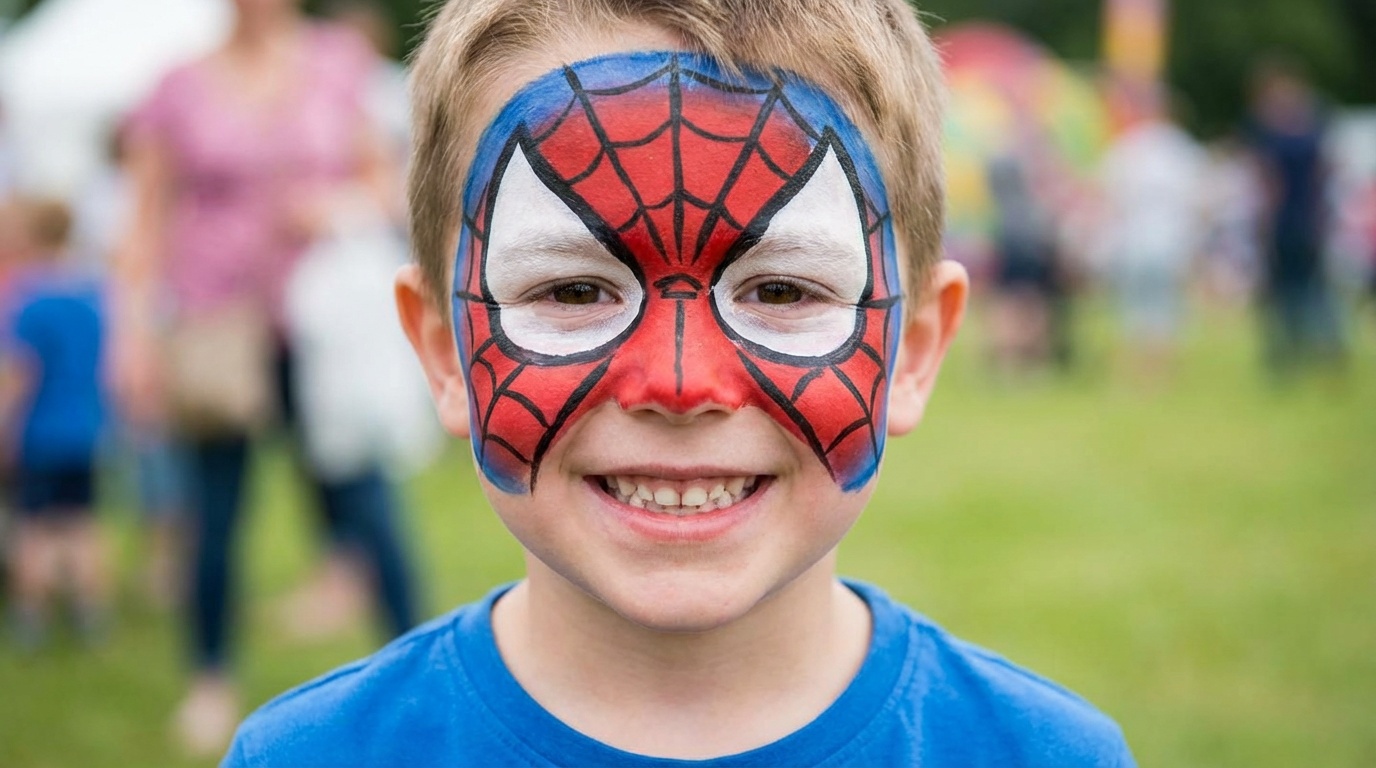 Spiderman-Gesichtsbemalung: Einfache Ideen, Designs und Anleitungen