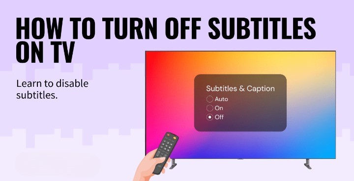 How to Turn Off Subtitles on LG TV