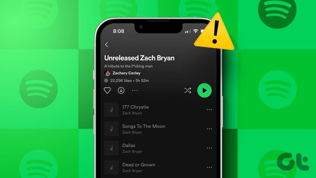8 Ways to Fix Spotify Songs Greyed Out