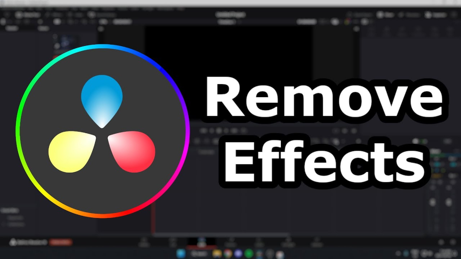 O Davinci Resolve removeu efeitos adicionados ao vídeo? Corrigido!