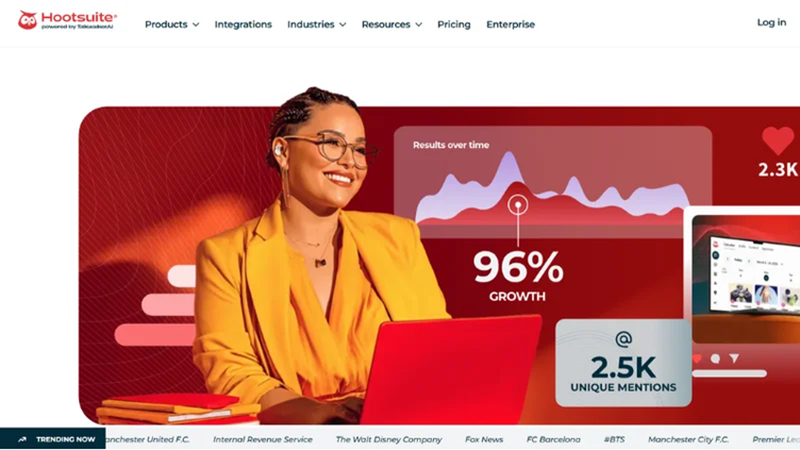 hootsuite ai social media management platform