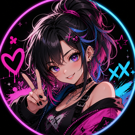 Anime-style AI TikTok avatar