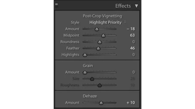 adding depth and focus around dish