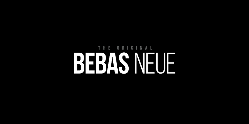 bebas neue interesting fonts for logos
