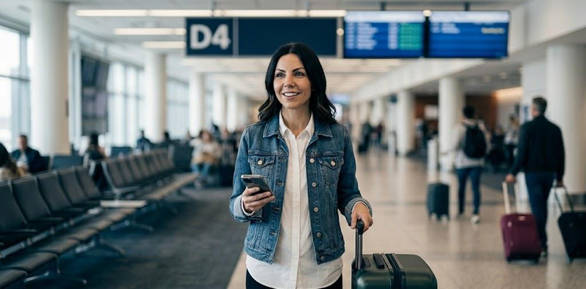 boarding call moment airport Gemini AI photo prompt