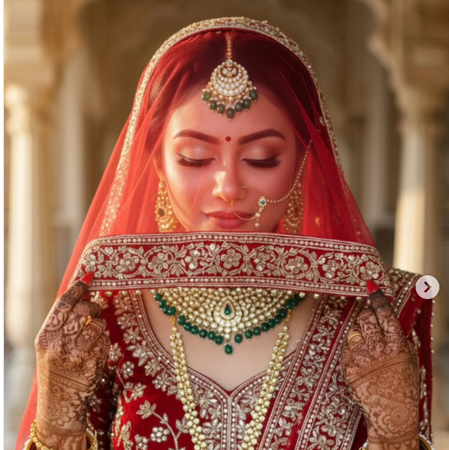 bridal lehenga photo prompts