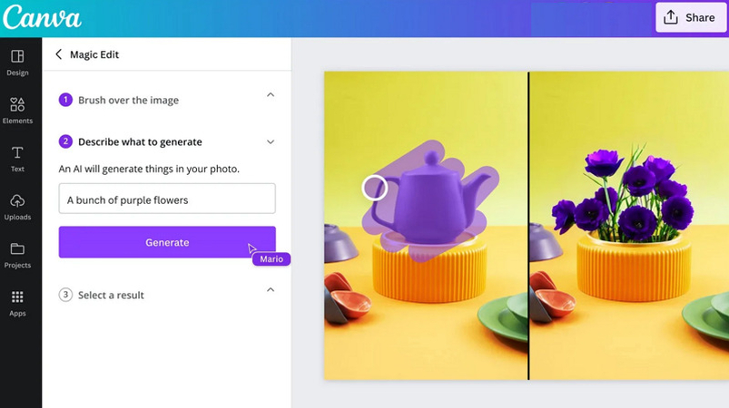 Canva AI Photo Editor