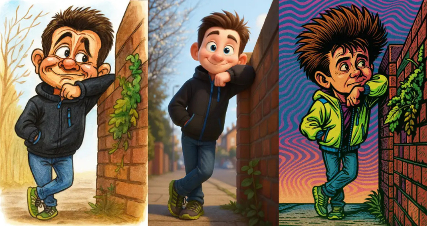 cartoon profile avatar prompts