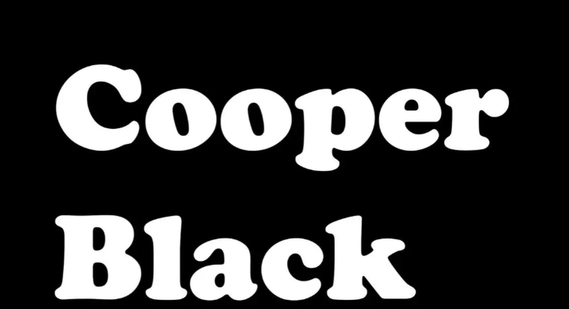 cooper black interesting fonts for logos