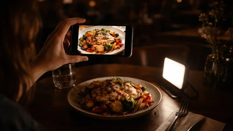 dark food photo low-light photography problems