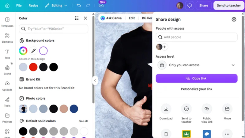 download merch design from canva