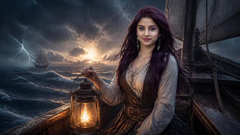 fantasy ai portrait prompts for magical sea portraits