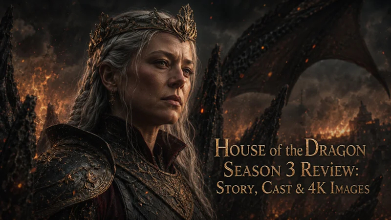 house of the dragon season 3 review with cast and dragons