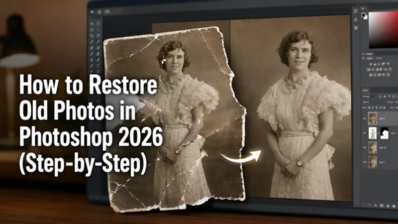 how to restore old photos with photoshop review
