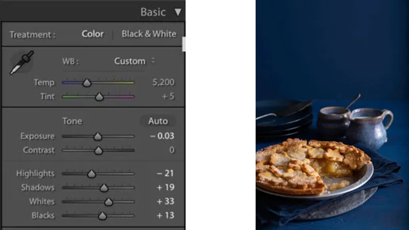 brightening shadows while protecting plate highlights