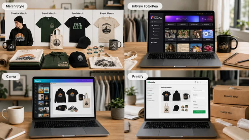 decide what you need before making merch