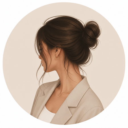 Minimalist aesthetic TikTok avatar