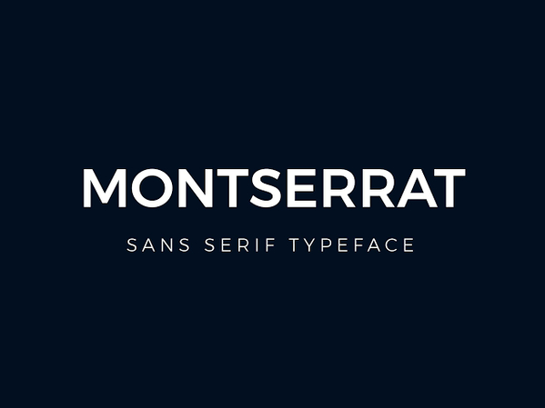 montserrat black interesting onts for logos
