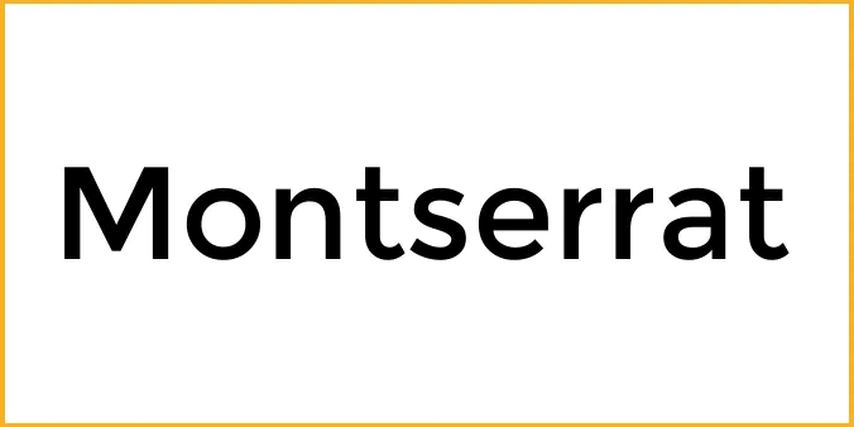 montserrat fonts for logo