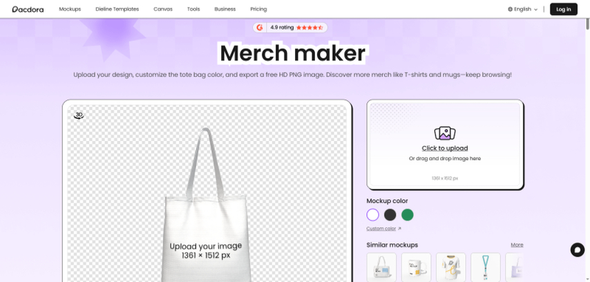 pacdora packaging merch maker dielines