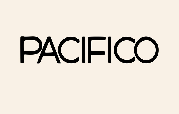 pacifico fonts for logo