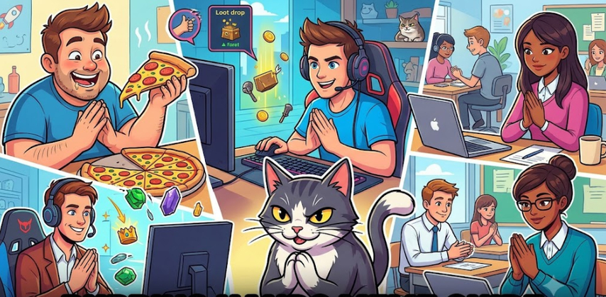 pizza finally arrives