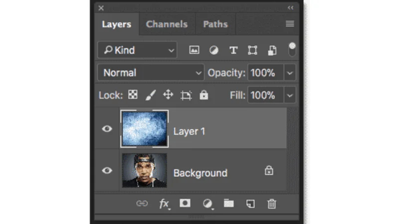 photoshop blend images with texture