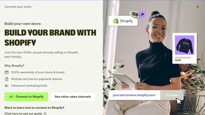 publish merch product with printify