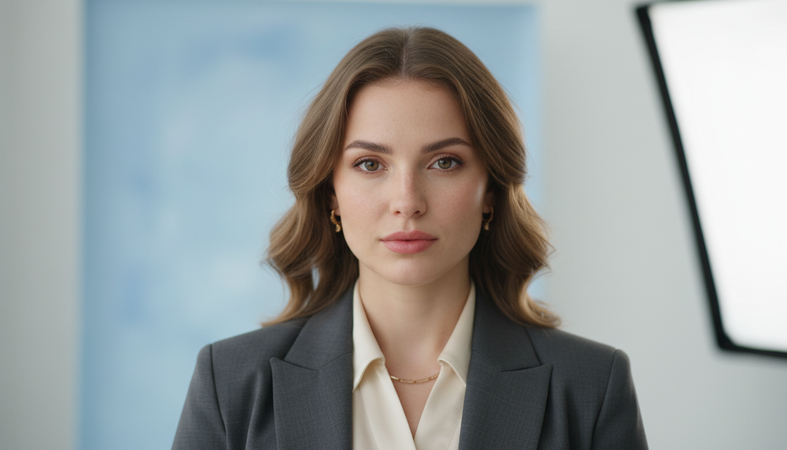 Realistic AI TikTok creator avatar