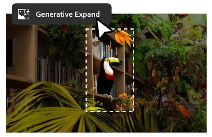 recompose image expand image background