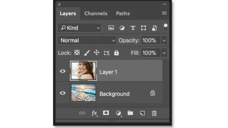 adjust opacity to blend images