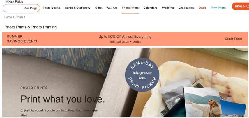 shutterfly photo printing service prints and books