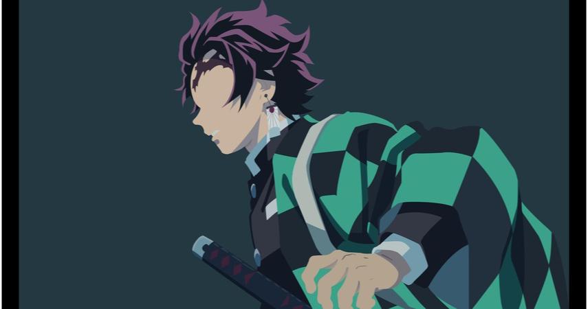 simple demon slayer wallpapers