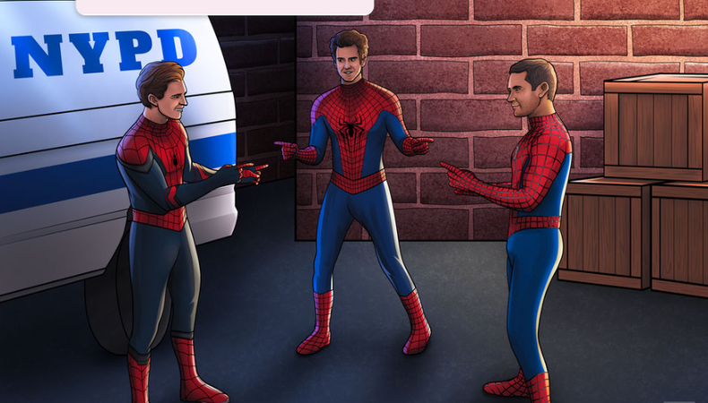 spider-man pointing meme cover overview