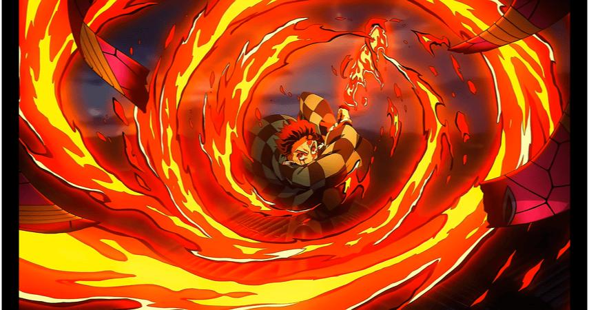 tanjiro fire wallpapers