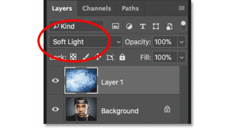 creative blend mode effect