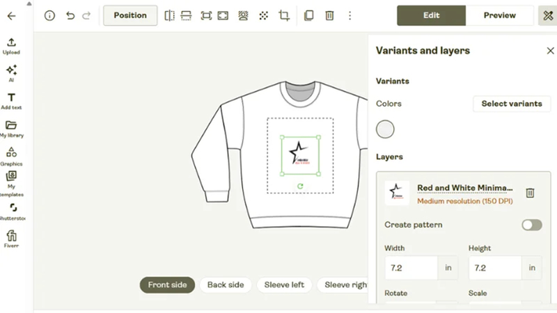 upload canva design to printify