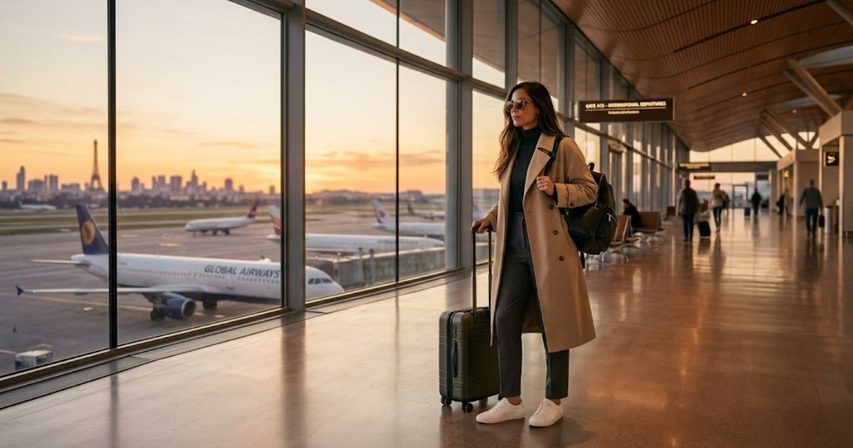 viral Gemini AI airport photo realistic cinematic