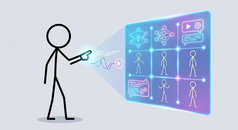 ai stickman animation video